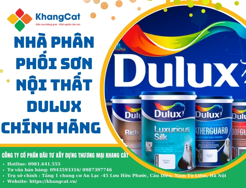 Nhà phân phối sơn nội thất DULUX chính hãng